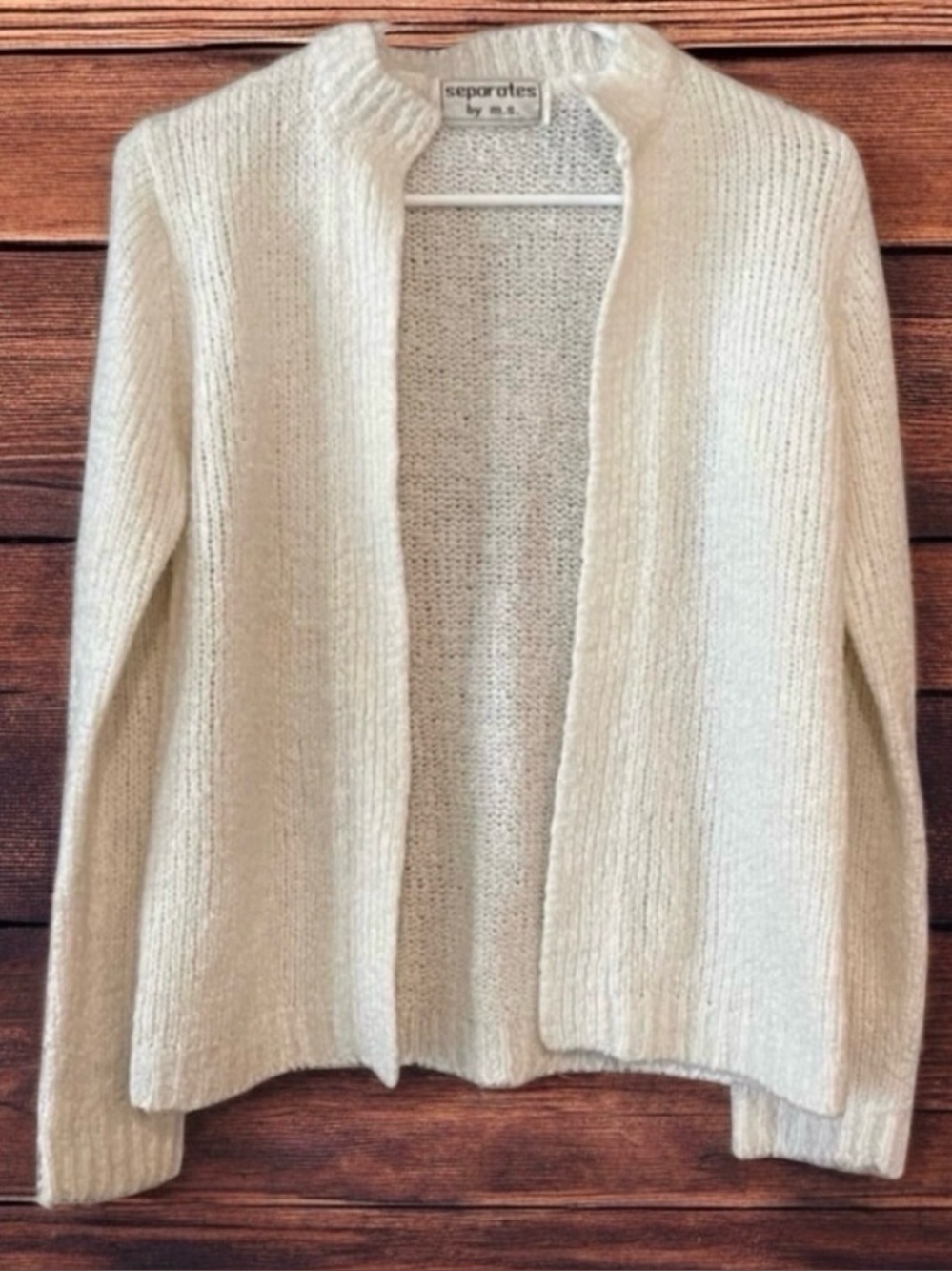 VINTAGE 70’s OPEN FRONT SWEATER SIZE SMALL